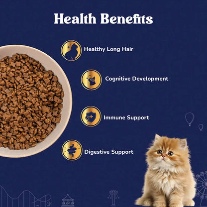 Carniwel Natural Nutrition for Skin, Digestion & Hairball Control Persian Kitten Cat Dry Food