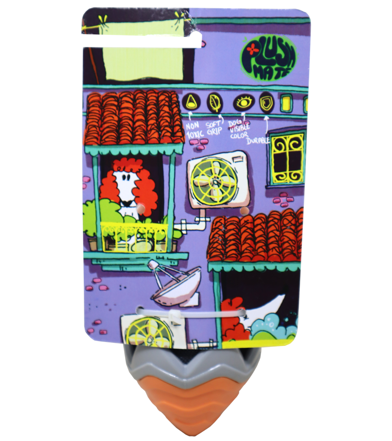 Plushmate Crackle Rugby Chew Toy for Dogs, Interactive Toy for Dogs for Fun Training Teeth Cleaning | Durable, Fetch & Chew Safe Play Toy