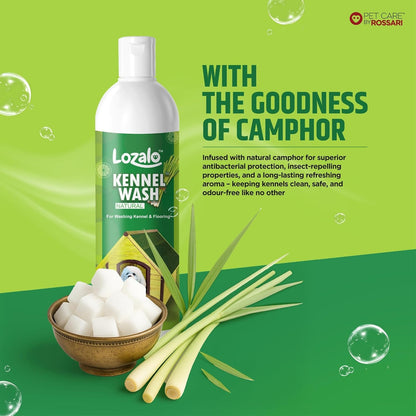 Lozalo Kennel Wash Liquid, Natural Flavor 500ml