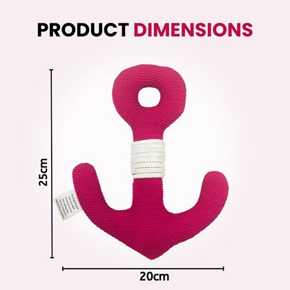 Petaholic Anchor Plush Toy For Dogs