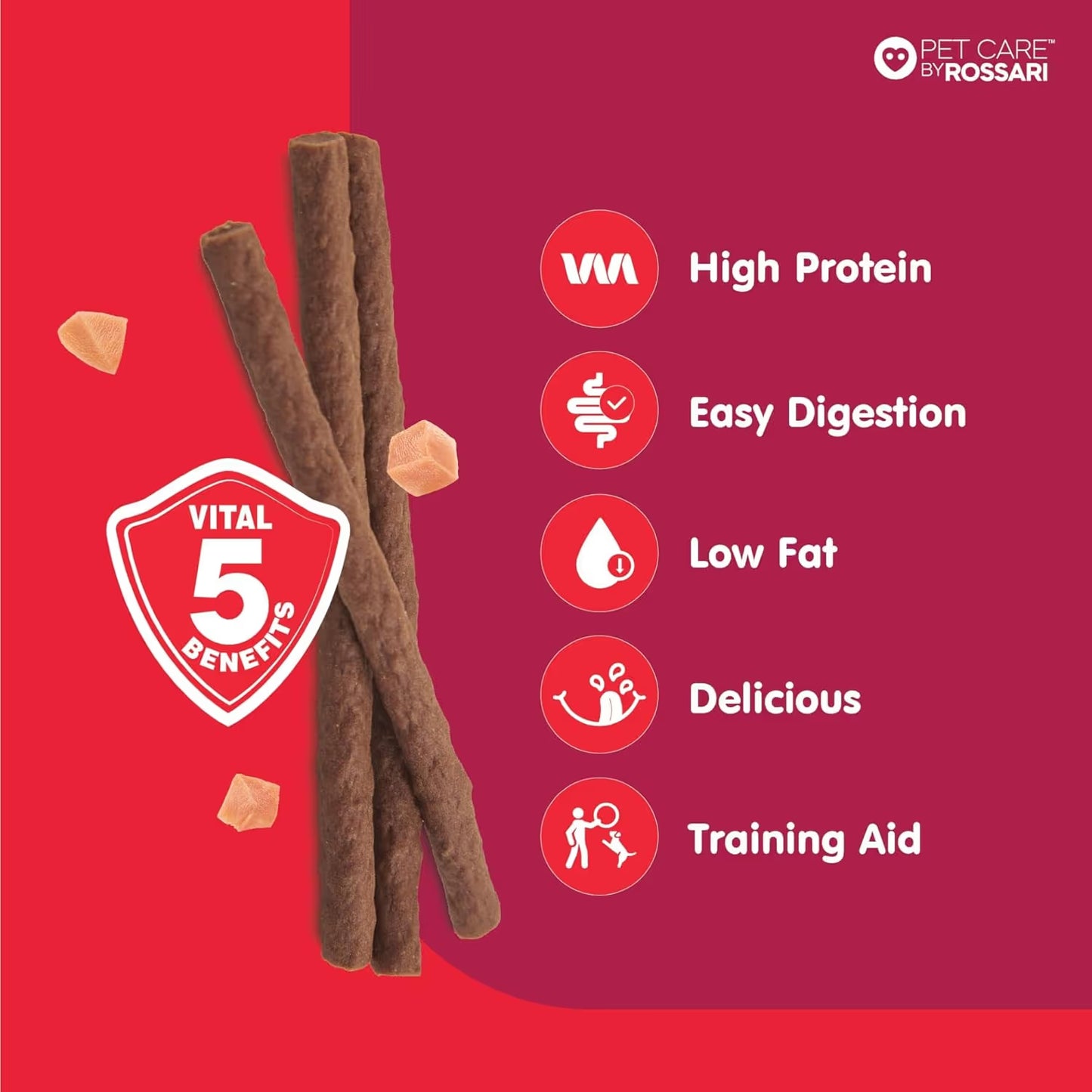 Zippy Dental Stick Dog Treats for Dogs, Milk Flavor-100 gm