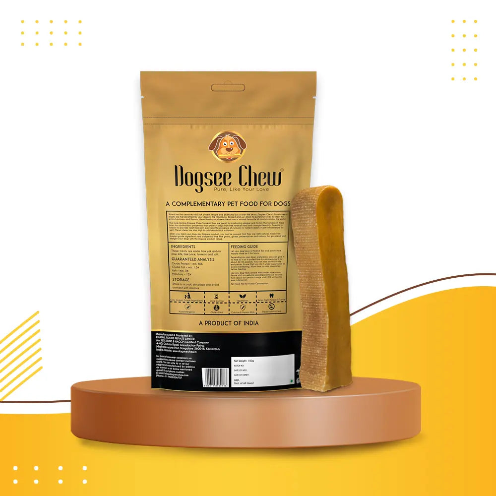 Dogsee Chew 100% Natural Yak Milk Bars Medium Breed Dog Treats