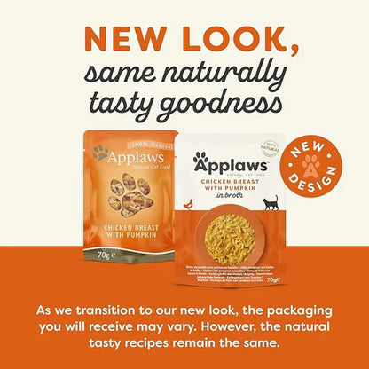 Applaws Chicken Breast with Pumpkin in Broth Cat Wet Food