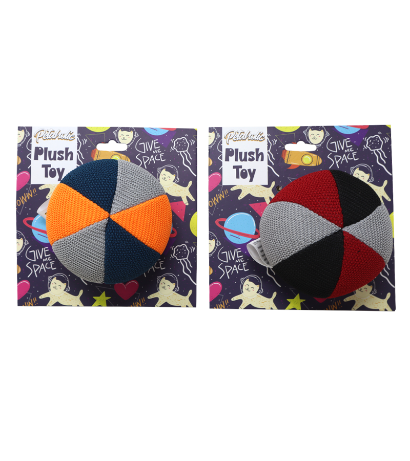 Petaholic Ball Plush Toy(Small) For Dogs
