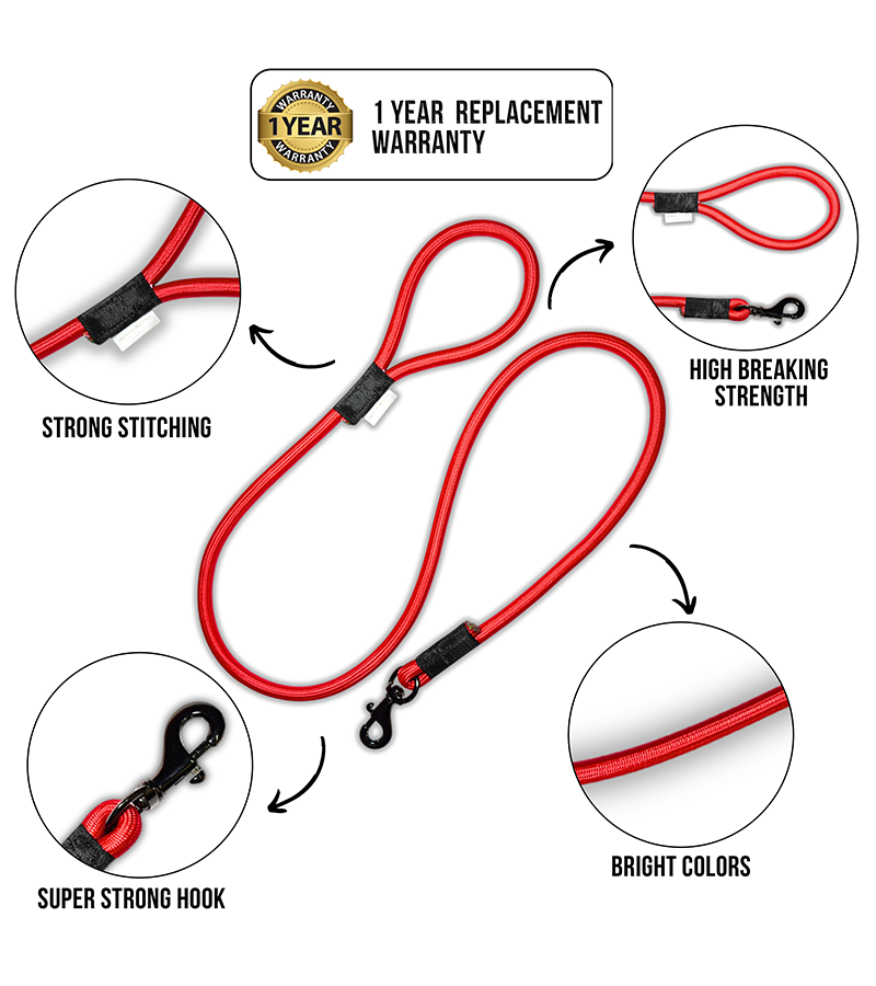 Indian Hound Nylon Rope Leash For Dogs