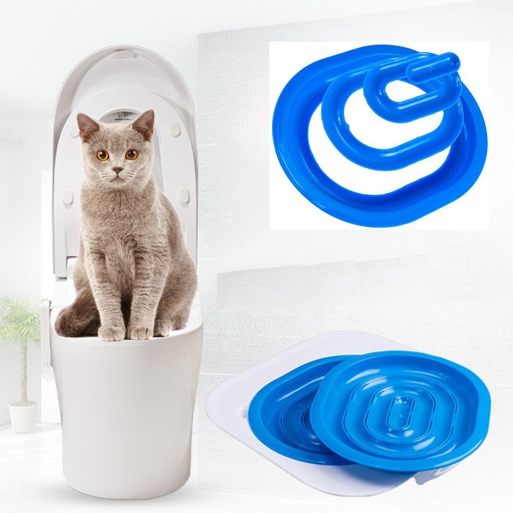 Pets Empire Pet Cat Toilet Training Kit  Suitable For All Cats Above 3 Months