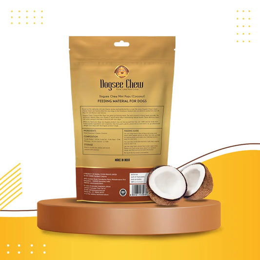 Dogsee Chew Coconut Mini Pops Dog Treats