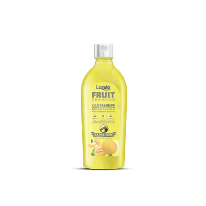 Lozalo Fruit Pet Shampoo, Cantaloupe, pH Balanced, Paraben Free Conditioning Shampoo for Dogs & Cats of All Breeds, Controls Bad Odour & Keep Pets Calm, Brightening with Shikakai Extract