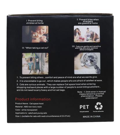 Pets Empire Cat Face Hood Anti-Licking Breathable Head Protective Cover  For Cats