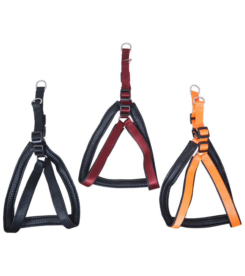 Nylon Padded Dog Harness with Adjustable Strap