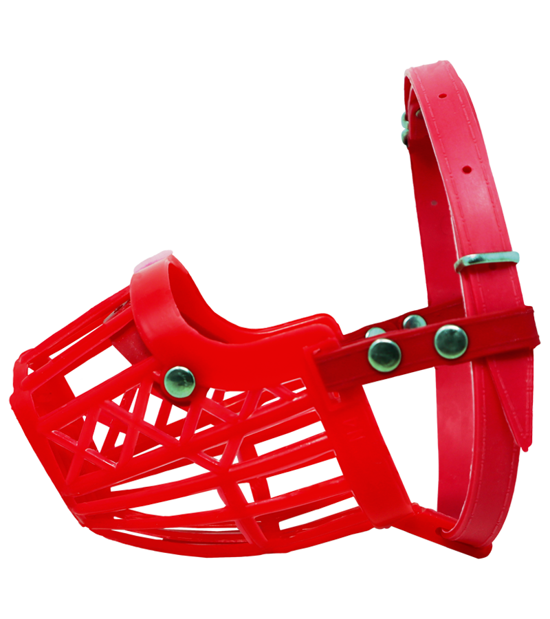 Anti-bite Muzzles with Adjustable Safety Strap Plastic For Dogs