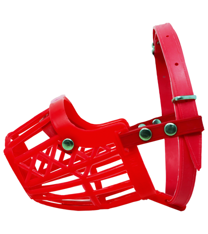 Anti-bite Muzzles with Adjustable Safety Strap Plastic For Dogs