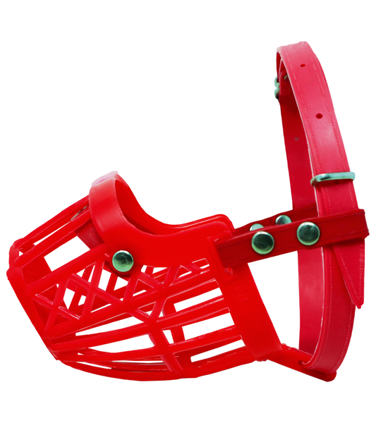 Anti-bite Muzzles with Adjustable Safety Strap Plastic For Dogs