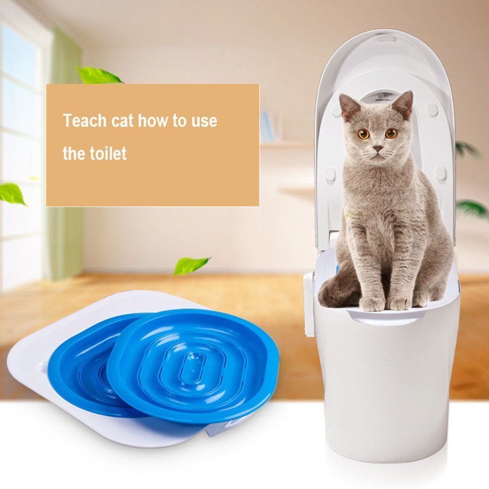 Pets Empire Pet Cat Toilet Training Kit  Suitable For All Cats Above 3 Months