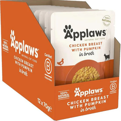 Applaws Chicken Breast with Pumpkin in Broth Cat Wet Food