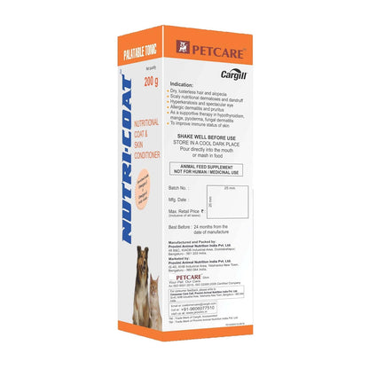 Nutricoat Nutritional Coat And Skin Conditioner For Dogs And Cats - 200 Gm