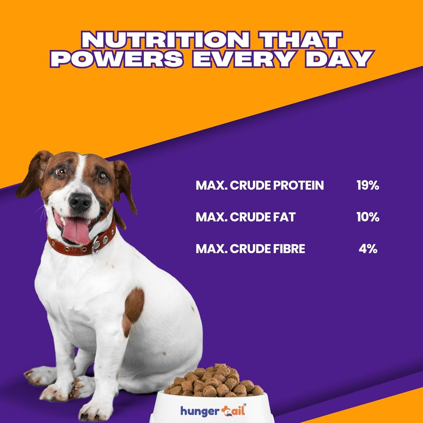 Hungertail Daily Munch Dry Dog Food,All Life Stages, Non-GMO, Zero Fillers, Zero Colors, Made in India