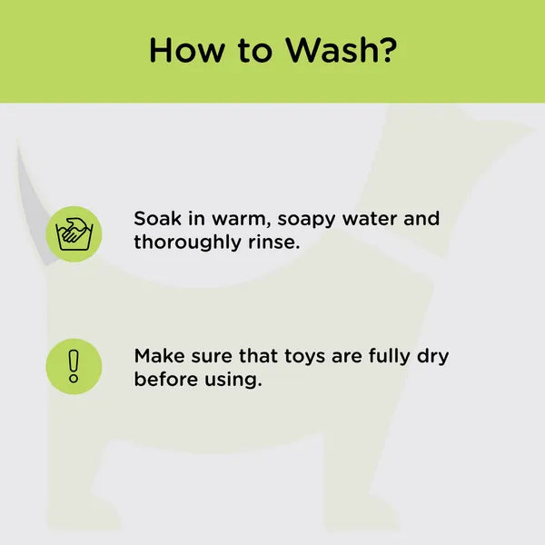 Basil Teething Ring Chew Toy for Dogs | For Medium Chewers