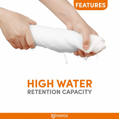 FOFOS Disposable Pet Towel - Super Absorbent, High Water Retention, Quick Dry Dog Bath Towel for Dogs And Cats