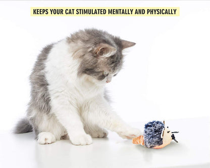 Fofos Pull String & Sound Chip Mouse Electronic Cat Toy for All Cat&Kitten Breeds