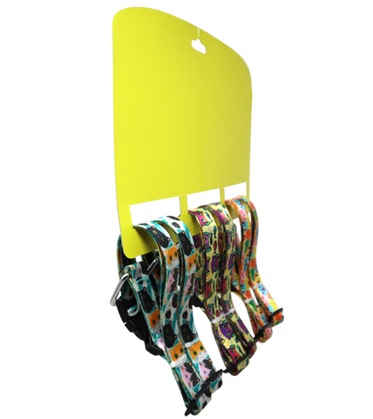 Kennel Printed Adjustable Dog And Cat Collar (3/4")