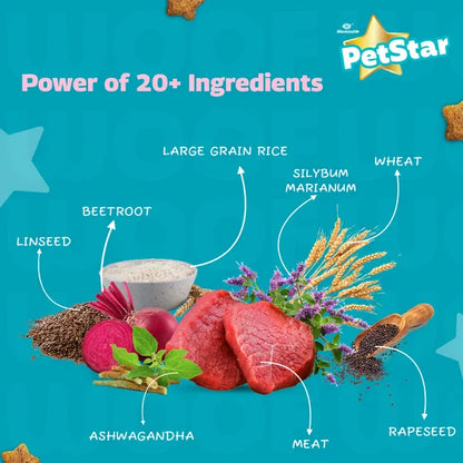Mankind Petstar Meat and Wheat Adult Dog Dry Food