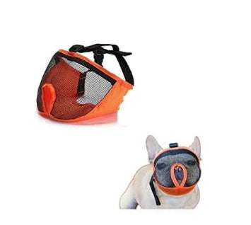 Smarty Pet Short Snout Muzzle For Dogs(Large)