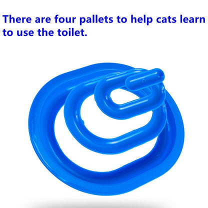 Pets Empire Pet Cat Toilet Training Kit  Suitable For All Cats Above 3 Months
