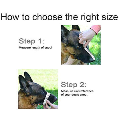 Adjustable Strap Iron Wire Muzzle For Dogs