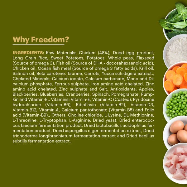 Signature Freedom Chicken and Rice Recipe Mother and Puppy Starter Dog Dry Food