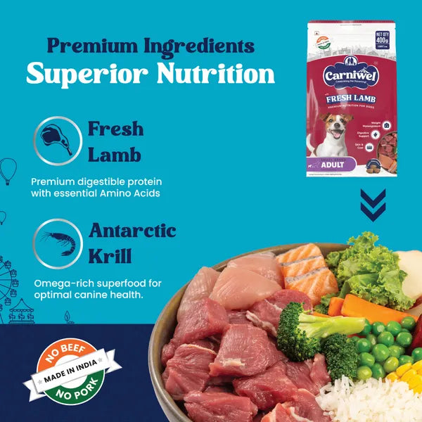 Carniwel Fresh Lamb Small Breed Adult Dog Dry Food