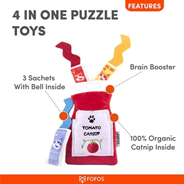 Fofos Dreamland Tomatoes Toy Pack for Cats