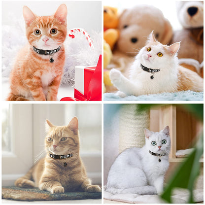 Poly Printed Collars with Bell for Dog, Puppy and Cat Collar, Small