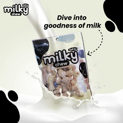 Dogaholic Milky Chew Bone Style Dog Treats