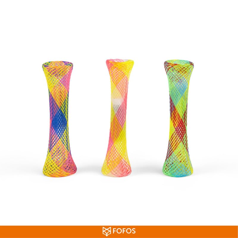 FOFOS Spring Tube Cat Toy With Catnip For Batting and Swatting