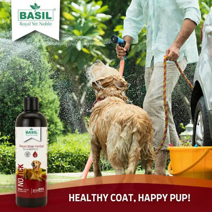 Basil Oat & Aloe Moisturising Shampoo for Dogs and Cats 250ml