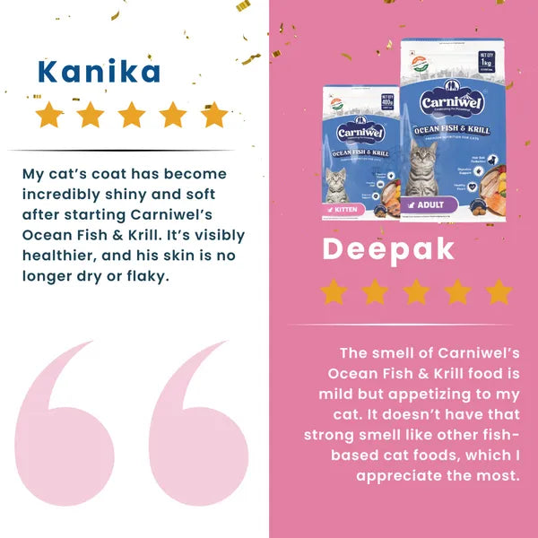 Carniwel Ocean Fish and Krill For Kitten Cat Dry Food