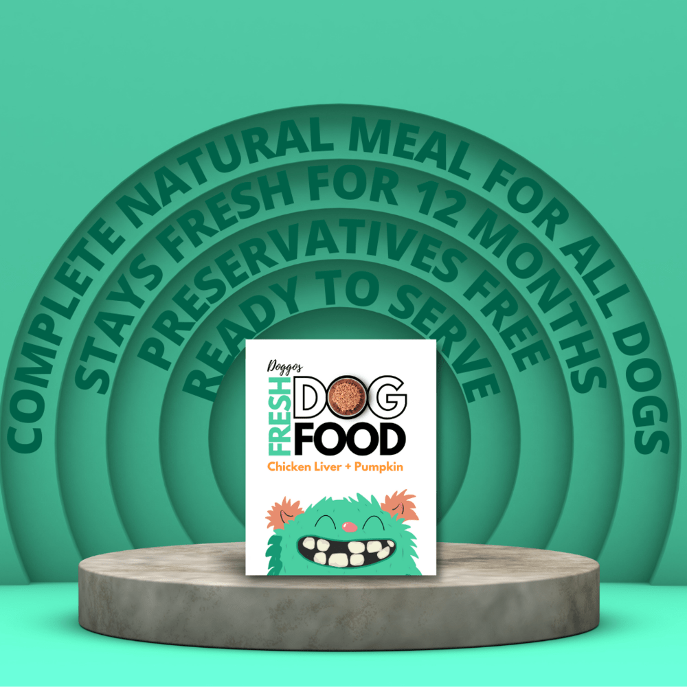 Doggos Jumbo Monster Chicken and Pumpkin Fresh Dog Wet Food (Get Chicken Bone Broth Free)