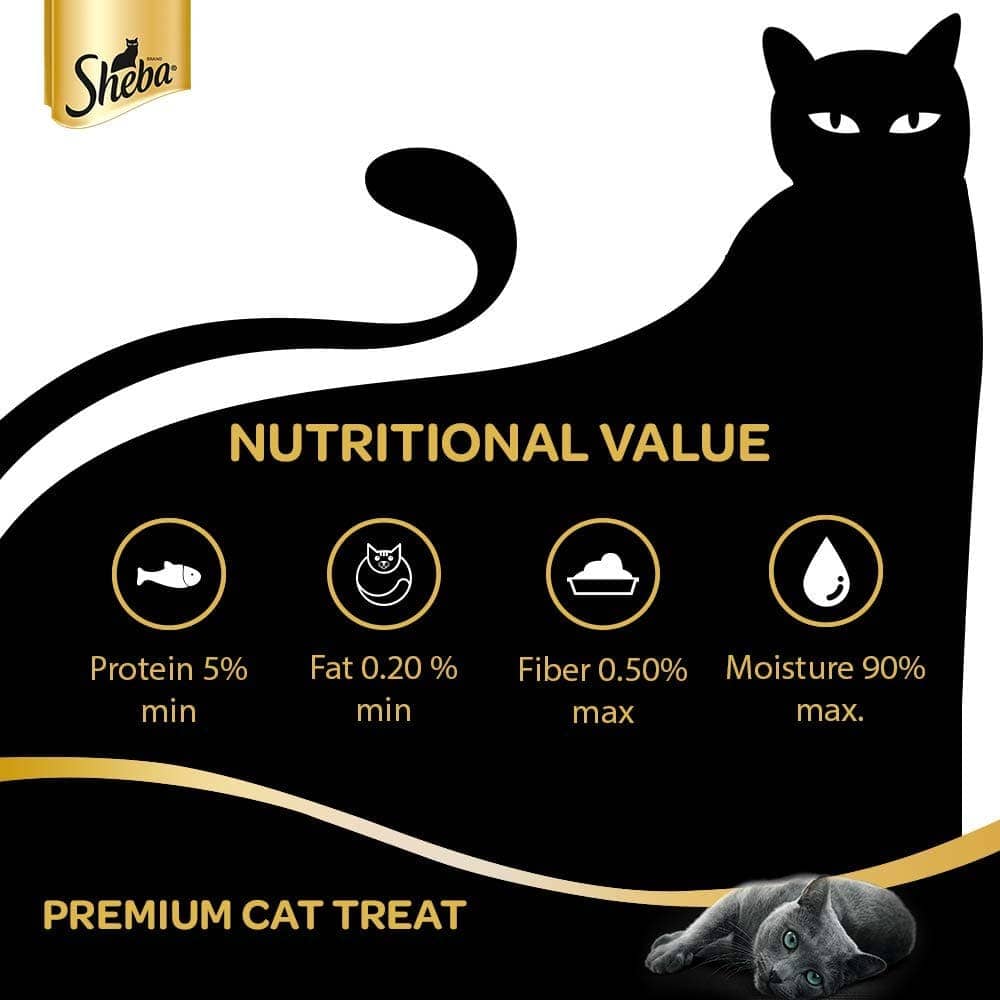 Me O Creamy Chicken & Liver and Sheba Chicken & Chicken Whitefish Sasami Selection Melty Premium Cat Treats Combo