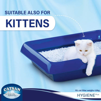 Catsan Hygiene Plus Unscented Non Clumping 100% Natural Cat Litter