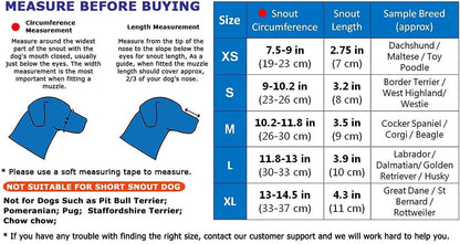 Anti-bite Muzzles with Adjustable Safety Strap Plastic For Dogs