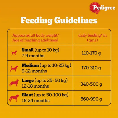 Pedigree Meat & Rice Adult Dog Dry Food