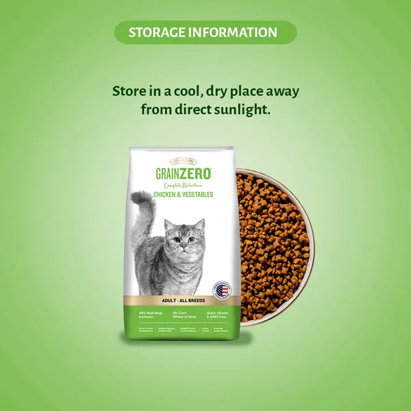Signature Grain Zero Chicken & Vegetable Adult All Breed Adult Cat Dry Food 1.2kg