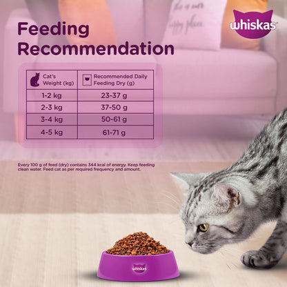 Whiskas Mackerel Flavour Adult Cat Dry Food