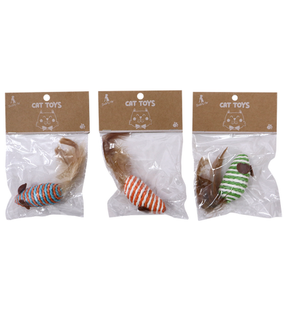 Sisal Toys Rat Multipurpose Interactive Mouse Toy for Cats