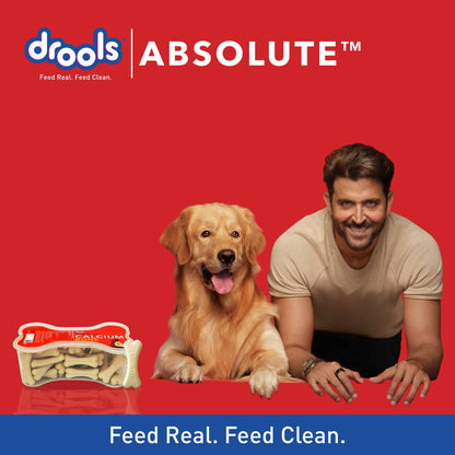 Drools Absolute Calcium Bones Dog Treats (Jar)