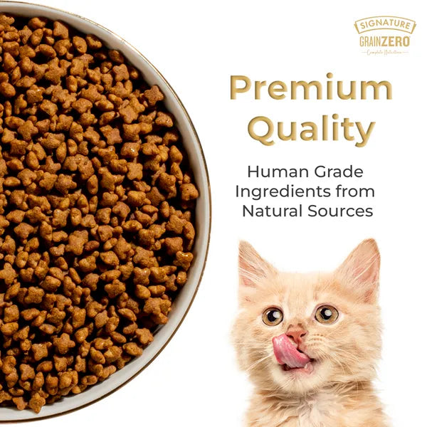 Signature Grain Zero Ocean Fish, Sardine and Mackerel Adult Cat Dry Food