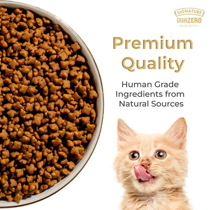 Signature Grain Zero Ocean Fish, Sardine and Mackerel Adult Cat Dry Food