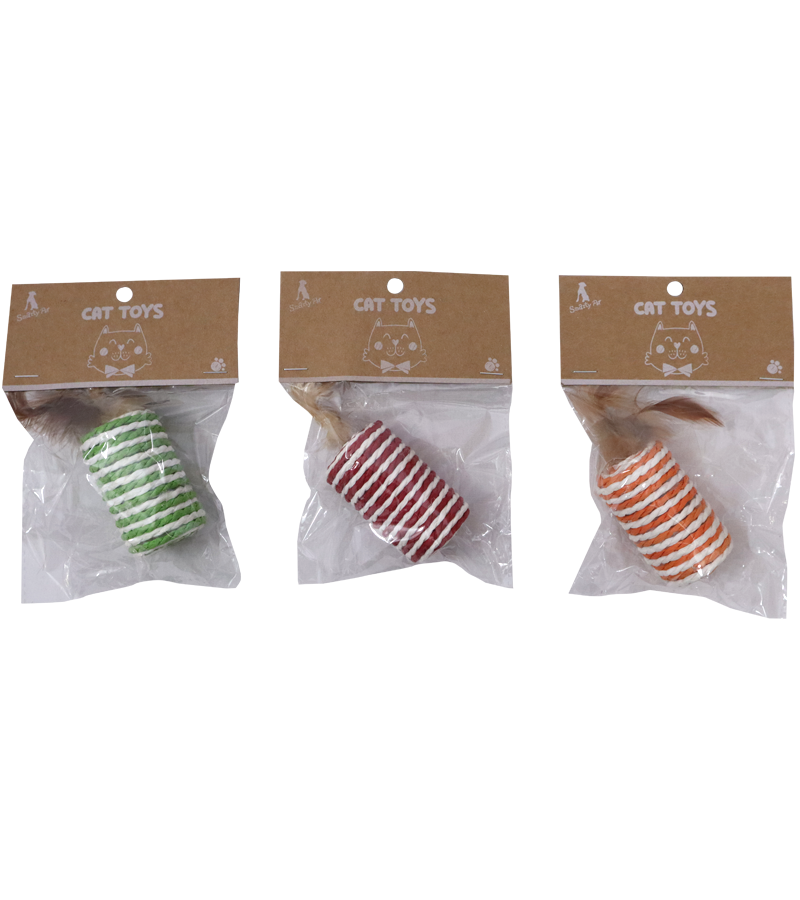 Cat Scratch Wheel Sisal Candy Roller Cat Toy