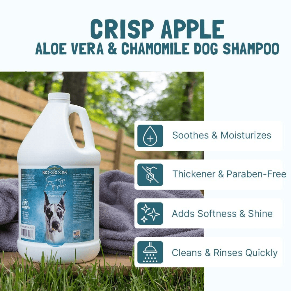 Bio Groom Natural Scents Crisp Apple Shampoo for Dogs and Cats
